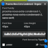 WhatFont Javascript Box